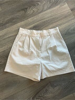Trouser Shorts - Beige